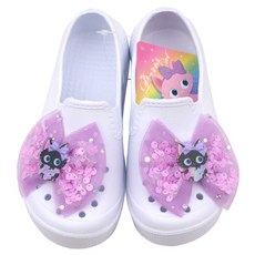 Coco Brain 女童用 Anna Purple 萬能室內拖鞋