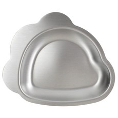 幼兒用恐龍立體不鏽鋼盤, 銀色, 1個