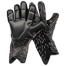 Hisplan 成人守門員足球手套 雙手組, 1套, 黑色