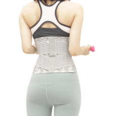 2段式護腰帶 KP-6151 灰色, 1個