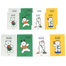 Pinkfoot Ccomang迷你筆記本 4款 各3入, 混色, 1組