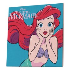 我愛繪畫迪士尼 DIY 繪畫繪畫套裝 25 x 25 cm, 美麗的愛麗兒