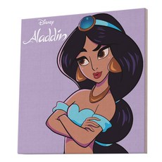 我愛繪畫迪士尼 DIY 繪畫繪畫套裝 25 x 25 cm, 美麗的茉莉花