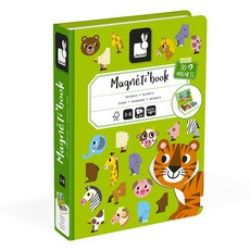 Janod 動物磁性書 40片, 混色, 1個