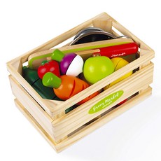 Janod 蔬菜和水果廚房玩具組, 混合色, 1個