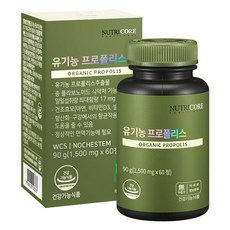 NUTRICORE 蜂膠錠, 60顆, 1罐