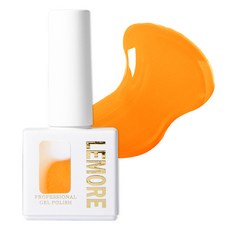 I-BIT Le More 彩色凝膠指甲油 Tintin, 10ml, 1個, LG 24 橘色