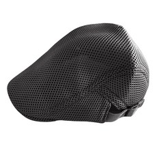 世京 涼感網眼廚房廚師服務員衛生帽, 1個, 灰色