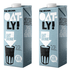 OATLY 原味燕麥奶, 1L, 2瓶