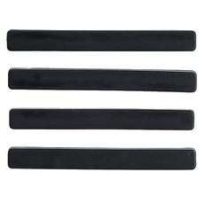 모다키친 나봄 실리콘 수저받침, 블랙, 4개