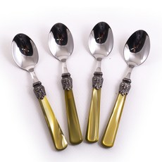 RIVADOSSI SANDRO Elena 咖啡匙 橄欖綠, 4個, 單品