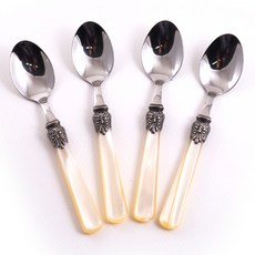 RIVADOSSI SANDRO Elena 咖啡匙 象牙白, 4個