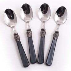 RIVADOSSI SANDRO Elena 咖啡匙 黑色, 4個, 單品