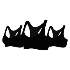 글램모먼트 지퍼백 패키지 스킨핏 여성용 심리스 스포츠 브라탑 3P 세트