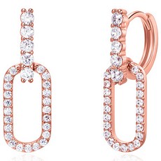 디유아모르 여성용 14K 골드핀 쉐르 원터치 이어링