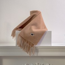 CARPEDIEM 刺繡貓咪100%羊毛圍巾 CDMF0003