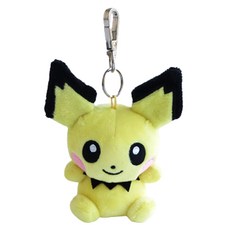 PoKeMoN 寶可夢 皮丘包包吊飾玩偶, 11cm, 混合色