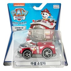 퍼피구조대 다이캐스팅 비히클 마셜 소방차, 혼합색상, 1개