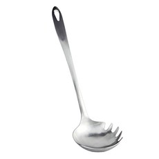 Kitchen Blooming 304不鏽鋼一體成型霧光撈麵勺, 單一顏色