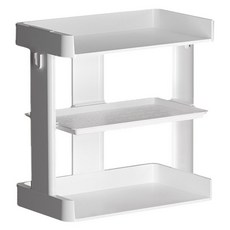 EVER HOUSE 多用途滑動收納架, 白色, 3層