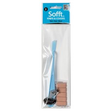 SOFFT 신한화구 소프트 나이프 + 커버 세트 No 2 Flat, 1세트, 1색