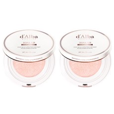 [비건뷰티] 달바 워터풀 톤업 선 쿠션 SPF50+ PA++++, 15g, 2개