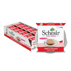 스케지어 고양이 쉐지애 쁘띠델리스 무스 컵캔 2p, 혼합맛(참치/소고기), 40g, 24개