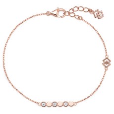 디유아모르 여성용 실버 925 브리앙뜨무아르 다이아 팔찌 + 쇼핑백