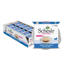 스케지어 고양이 쉐지애 쁘띠델리스 무스 컵캔 2p, 혼합맛(참치/양고기), 40g, 24개