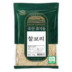 두보식품 국산 유기농 찰보리, 2kg, 1개