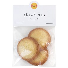 微笑謝謝吊牌 黃色微笑, 1入, 40個