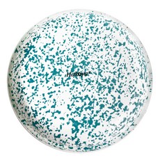 HAKOYA 大理石紋琺瑯義大利麵盤 18cm, 1個, 薄荷綠