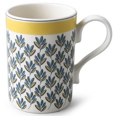 PORTmeIRION 波特玫琳恩 Westerly 馬克杯 340ml, 1個, 黃帶, 黃色條紋