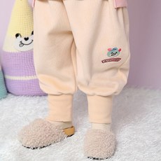 milkmile 兒童款 New Gentle Toy 絨毛天鵝絨哈倫褲