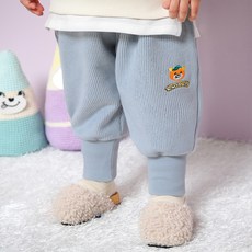 milkmile 兒童款 New Gentle Toy 刷毛絲絨哈倫褲