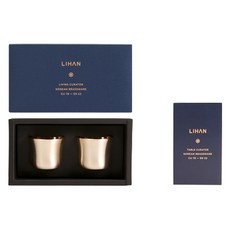 LIHAN Living Curator Bona 青銅杯, 單一顏色, 2個