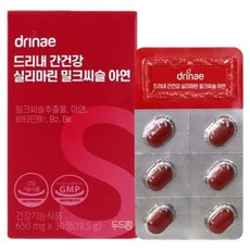 드리내 간건강 실리마린 밀크씨슬 아연, 19.5g, 1박스