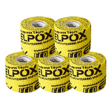極限 ELFOX 中指無名指保齡球貼布, Logo 黃色, 5個