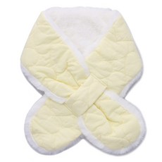 MUSHU 兒童棉花糖菱格紋圍脖