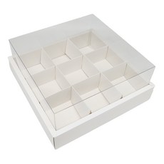 신일홈베이킹마트 칸막이 머핀상자 9구, 혼합색상, 6개