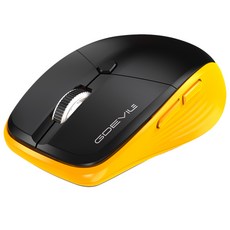 지데빌 2.4GHz 저소음 사무용 무선 마우스, M228W, 블랙