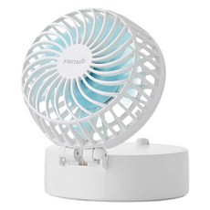 프롬비 아이스볼 휴대용 넥스트랩 선풍기, HF3201FST, WHITE