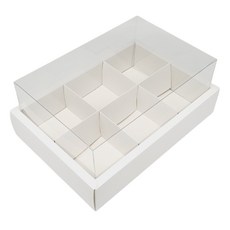 新一家庭烘焙超市 6格瑪芬盒, 6個, 混合顏色