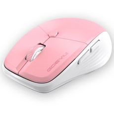 지데빌 2.4GHz 저소음 사무용 무선 마우스, M228W, 핑크