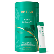 BB LAB 科研 生物素膠原蛋白V隨身包, 30條, 60g, 1罐