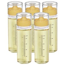 cimelax 矽膠油調味瓶 黃色, 5個, 500ml