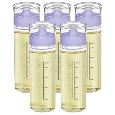 cimelax 矽膠油調味瓶 紫色, 5個, 500ml