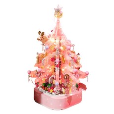 松樹音樂盒 八音盒 樂高相容積木, 粉紅色