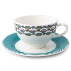 포트메리온 웨스털리 커피잔 1인조, 청록색, 1세트
