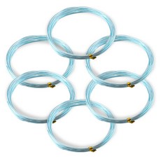 Khohimo 鋁製工藝用線 2mm x 5m 3W170, 6個, 天藍色